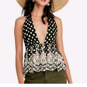 Free People Polka Dot Tank Top